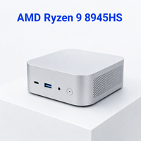AMD Ryzen 9 8945HS Mini PC Radeon 780M 8C/16T hingga 5.1GHz Dual DDR5 hingga 64GB Triple 4K 60Hz WiFi 6E OEM ODM Diterima