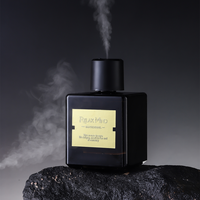 Ensemble diffuseur de parfum en rotin de verre personnalisé de luxe, longue durée, avec bâtonnets d'encens frais