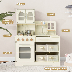 Ensemble de <span class=keywords><strong>cuisine</strong></span> <span class=keywords><strong>en</strong></span> <span class=keywords><strong>bois</strong></span> Montessori pour enfants, grand ensemble de jeu de simulation de <span class=keywords><strong>cuisine</strong></span> avec four, évier, armoire de rangement, <span class=keywords><strong>jouet</strong></span> éducatif <span class=keywords><strong>en</strong></span> <span class=keywords><strong>bois</strong></span> - Product Image 3