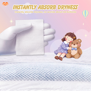 Couches-culottes jetables ajustables pour bébé, anti-fuites 3D, douces, respirantes, en tissu non-tissé, 100% biodégradables et jetables aux toilettes - Product Image 5