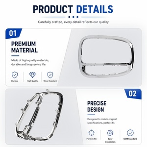 2032671988 Cache de garniture de levier de vitesses central pour Mercedes Classe C W203 C200 C230, cadre du panneau de commande de vitesses - Product Image 4