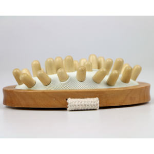 Bain à main en bois compostable SPA corps masseur Cellulite corps brosse outil de Massage sec brosse pour le corps - Product Image 3