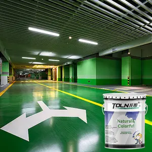 Lapisan cat epoksi lantai garasi terbaik eksterior beton luar ruang ruang ruang bawah tanah untuk lantai ubin