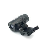 Hunting Prism Scope Edge 3X Magnifier Sight Quick Release Mount Tactical Optical Scope Equip with Holographic Red Dot Sight