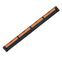 Panel de conexión RJ45 de red Gigabit integrado con módulos Cat6 blindados y piezas de telecomunicaciones de tipo terminal