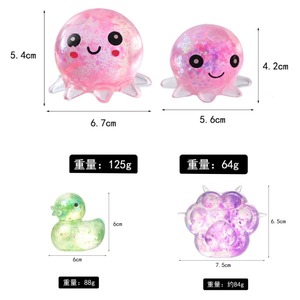 ของเล่นบีบยืดหยุ่นรูปแมว แมลงวันน้ำสีสันสดใส เป็ด ทำจากมอลโทส TPR บีบแล้วคืนรูปช้าๆ ของเล่นแปลกใหม่สุดฮิต คลายเครียด สนุกๆ - Product Image 2