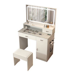 Tocador <span class=keywords><strong>de</strong></span> Estilo Nórdico Clásico <span class=keywords><strong>de</strong></span> Alta Calidad <span class=keywords><strong>con</strong></span> Iluminación LED, Ideal para Familias, en Oferta - Product Image 6