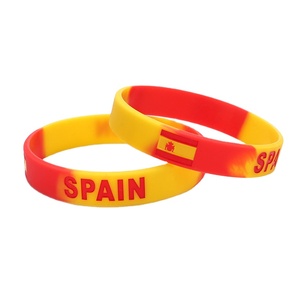 Bracelet en silicone unisexe écologique avec impression numérique, motif drapeau du Brésil 2026, pour gravure sur mesure - Product Image 2