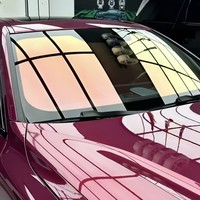Schillernde Chamäleon-Fenstertönungsfolie Farbwechsel UV-Schutz Solarfolie für Auto-Windschutzscheibe Kostenlose Probe