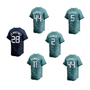 2023 New Stitched Baseball Jerseys 44 Yordan Alvarez 5 Corey Seager 2 Marcus Semien 28 J.D. Martinez 11 Ramirez Rodriguez