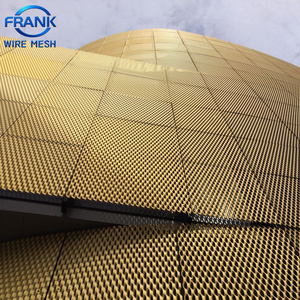 Tôle de métal expansé galvanisé légère, épaisseur 1 à 3 mm, peinture pulvérisée, pour plafond de métro, maille décorative en aluminium expansé - Product Image 4