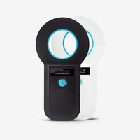 Lecteur d'oreille portable W90B de haute qualité pour animaux de compagnie, scanner RFID ABS pour identification d'animaux