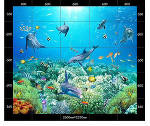 Azulejos de Cerámica de Vidrio con Imágenes <span class=keywords><strong>3D</strong></span> Antideslizantes, Paneles de Pared de 60x60 <span class=keywords><strong>para</strong></span> Decoración de <span class=keywords><strong>Paredes</strong></span>, Azulejos de Porcelana <span class=keywords><strong>para</strong></span> Pisos, Decoración de Piscinas - Product Image 3