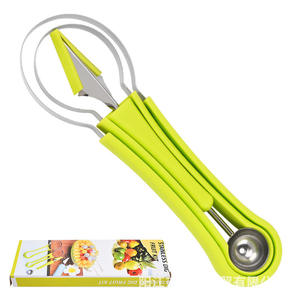 Three-In-One Stainless Steel Fruit Ball Digger Separator Carving Knife Platter Tool Set Manual Corers by Yangjiang Factory - Product Image 6