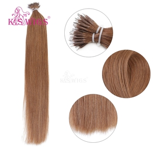 Cabello Liso Natural Virgen Remy Chino 100% al por Mayor con Anillo Nano, Cutícula Alineada, Doble Trama, Sin Caída, Color con Mechas - Product Image 1