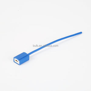 H1 <span class=keywords><strong>H4</strong></span> H7 Arnés de cableado Faro Conector de enchufe de cerámica Adaptador de bombilla de luz de coche Soporte de lámpara Accesorios de cable - Product Image 6