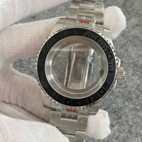 Mouvement NH35 NH36 8215 ETA 2824, montre en acier inoxydable 316l, verre saphir, fond transparent, Sub Gmt Rlx, boîtier de montre 40 mm