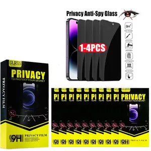 Voor Iphone 12 12 Pro 6.7 Inch Anti Spy Privacy Screen Protector 0.3Mm 2.5d Edge 9H Anti Gluren Privacy Gehard Glas Film
