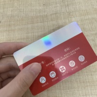 Carte de visite personnalisée de luxe, imprimée en offset UV, imperméable, en PVC holographique, carte laser arc-en-ciel holographique