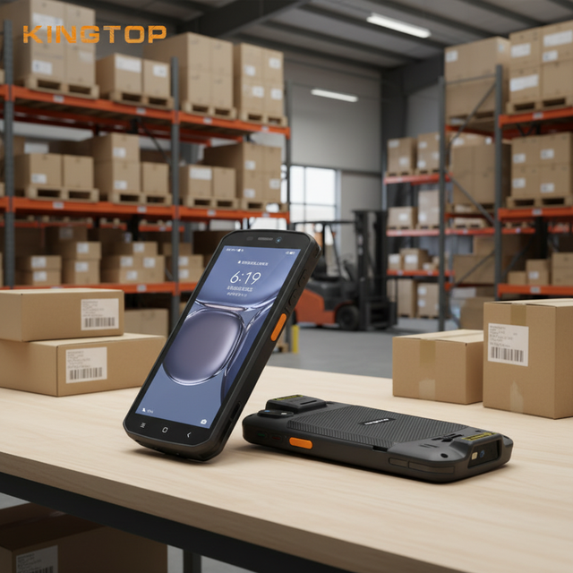 ODM 4G IP67 Rugged Handheld Terminal PDA Android 14 2D Barcode Scanner for Logistics Warehouse Inventory with Keyboard 5000mAh
