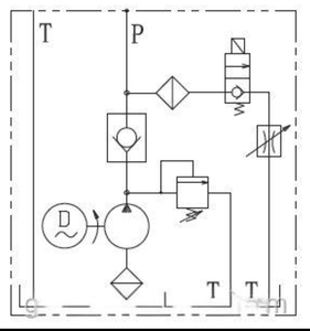 משאבת יד שלט רחוק יחידת כוח הידראולית בנייה מפלדה יצוקה 2 כוחות סוס עבור משאית כננת נגרר יעילות גבוהה - Product Image 5