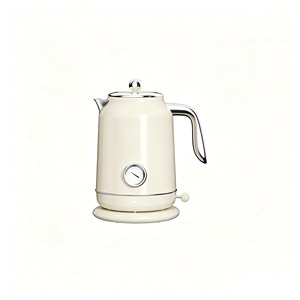 Bollitore Elettrico 1.7L Stile Retrò per Uso in Cucina 360° °   Base Girevole per Bollitore Rapido, Certificato CE e CB, Spegnimento Automatico - Product Image 1