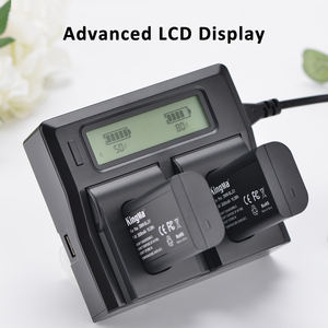 KingMa-DC-LCD-BLJ31 Bateria de reposição (2 pacotes) 2600mAh e kit de carregador de bateria LCD de canal duplo para pana. dc-s1 s1r dc-s1h - Product Image 6