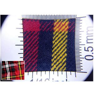 Ручной складной льняной тестер 45X, металлические лупы, тканевый счетчик резьбы, увеличительное стекло с калибровкой света - Product Image 6