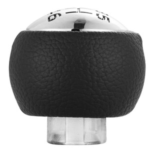 Pommeau de levier de vitesse en cuir pour Peugeot Citroën 307 308, 6 vitesses, design ergonomique, version lourde 160g - Product Image 5