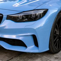 Film de protection PPF bleu brume personnalisé avec logo, résistant aux UV, brillant, pour voitures de luxe – Vente en gros