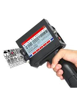 Fast Dry Ink Cartridge Handheld Inkjet Printer Food&beverage Expiry Date Batch Coding Machine
