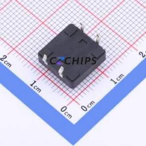 TSF001A05526A Tactile Switch DIP-4P,12x12mm Switch Round Button 2.6N Through Hole 12mm - Product Image 2