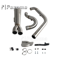 Sistema de Escape Completo Pazoma 2 en 1 de Acero Inoxidable 304 para Softail Low Rider ST FXLRST 117 2022-2025 Fat Bob FXFBS