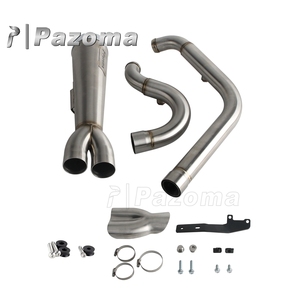 Système d'échappement complet Pazoma Motorcycle 2 en 1 en acier inoxydable 304 pour Softail Low Rider ST FXLRST 117 2022-2025 Fat Bob <span class=keywords><strong>FXFBS</strong></span> - Product Image 2