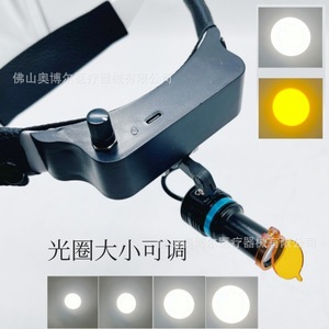 Led Binocular Loupe Headband Magnifying Glasses 5W Adjustable Brightness Dental Medical Use - Product Image 3