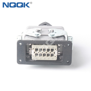 HDC-HE-010-02S <span class=keywords><strong>10</strong></span> <span class=keywords><strong>Pin</strong></span> Bề Mặt Được Gắn Ổ Cắm Nặng Kết Nối Với 2 Đòn Bẩy - Product Image 3