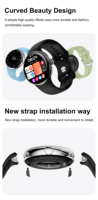 Nouvelle Montre Connectée 2025 LA24Pro avec Écran AMOLED Google Pixel, Montres Intelligentes de Sport, Réponse d'Appel, Fonction Calendrier, En Stock, Très Demandée