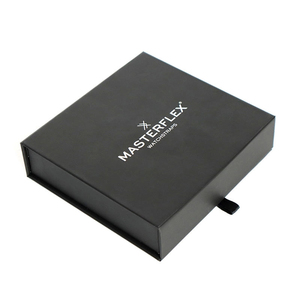 Custom High End Cardboard Luxury Watch <b>Boxes</b> Packaging Manufacturer Matte <b>Magnetic</b> <b>Gift</b> Box With Ribbon Black - Product Image 3
