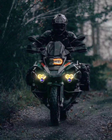 Lumières LED Devil Eyes pour ATV/UTV/SUV/véhicules tout-terrain Motorcycle-IP67 étanche 10-60V Universal Fitment Clignotant Angel Lights