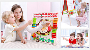 Ajustable de alta calidad niños de doble cara de madera arte <span class=keywords><strong>caballete</strong></span> - Product Image 3