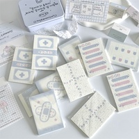 Bloc-notes autocollant à feuilles mobiles, style esthétique coréen Instagram, mignon, non-adhésif, avec pages détachables pour messages, haute qualité offset