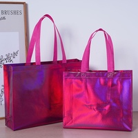 Op maat gemaakte non-woven draagtassen met premium gelamineerde afwerking, laser-geëtst drakenfruitlogo, sluitingstype winkels/shopping 44