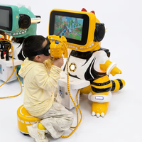 Casques VR Simulateur de tir, machine de jeu de tir au pistolet pour un joueur avec plus de 40 jeux pour les parcs d'attractions