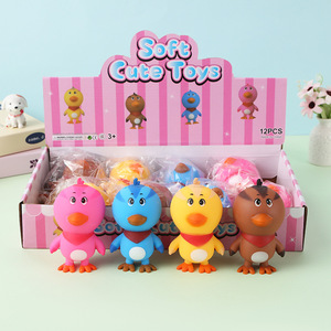 Juguetes Sensoriales de TPR con Forma de Pollos Adorables de la Fábrica HAPU, Juguetes Antiestrés de Rebote Lento, Juguetes de Animales para Apretar, Gran Venta - Product Image 3