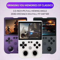 Consola de Juegos Portátil para Niños, Jugadores Individuales, Divertida, Muy Portátil con Tarjeta de Memoria de 64 GB