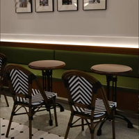 Hôtel de luxe café thé boutique stand sièges en bois carré café Restaurant banc canapé meubles table et chaise ensemble