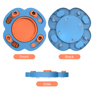 Cuenco de alimentación lenta para perros, alimentador de silicona para mascotas con diseño para ocultar comida para perros y gatos, modelo desmontable TZ 186 - Product Image 3