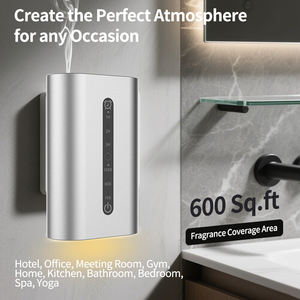 Diffuseur d'arômes élégant et compact sans eau, à brancher sur prise murale, avec capteur de lumière, nébuliseur d'huiles essentielles pour petite pièce - Product Image 4