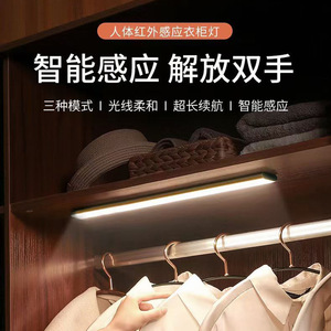 Poplor Led Cabinet Light 5V Usb Rechargeable Human Body Sensor <b>Downlight</b> Surface Mounted Matte Finish - Product Image 4