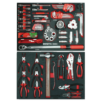 BESITA Ensemble d'outils de réparation automobile en aluminium de 365 pièces pour mécanicien automobile, noir, garantie 1 an, pour la formation et l'enseignement scolaire
